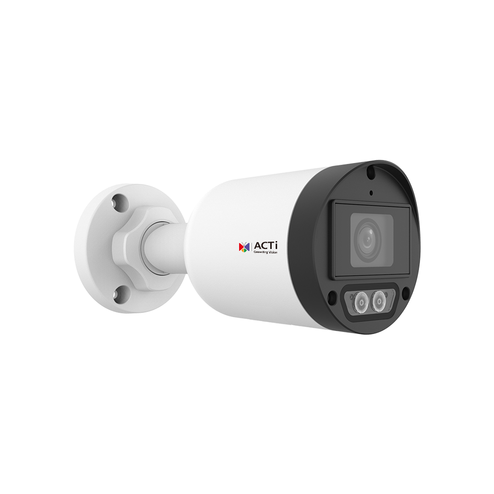 ACTi Z330 2MP Deep Learning AI ColorGuard f2.8mm Fixed Bullet with IR LED 50m