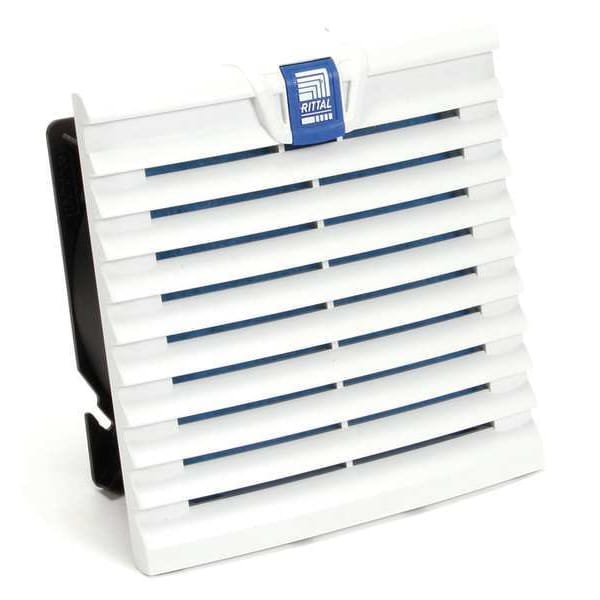 Axial Fan, Square, 230V AC, 1 Phase, PBT Plastic, 5 13/16 in W.