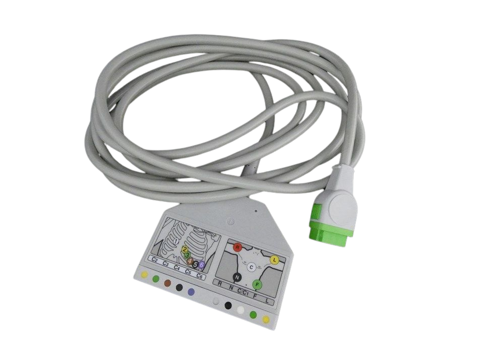 GE Marquette ECG Patient Cable (700149-002)