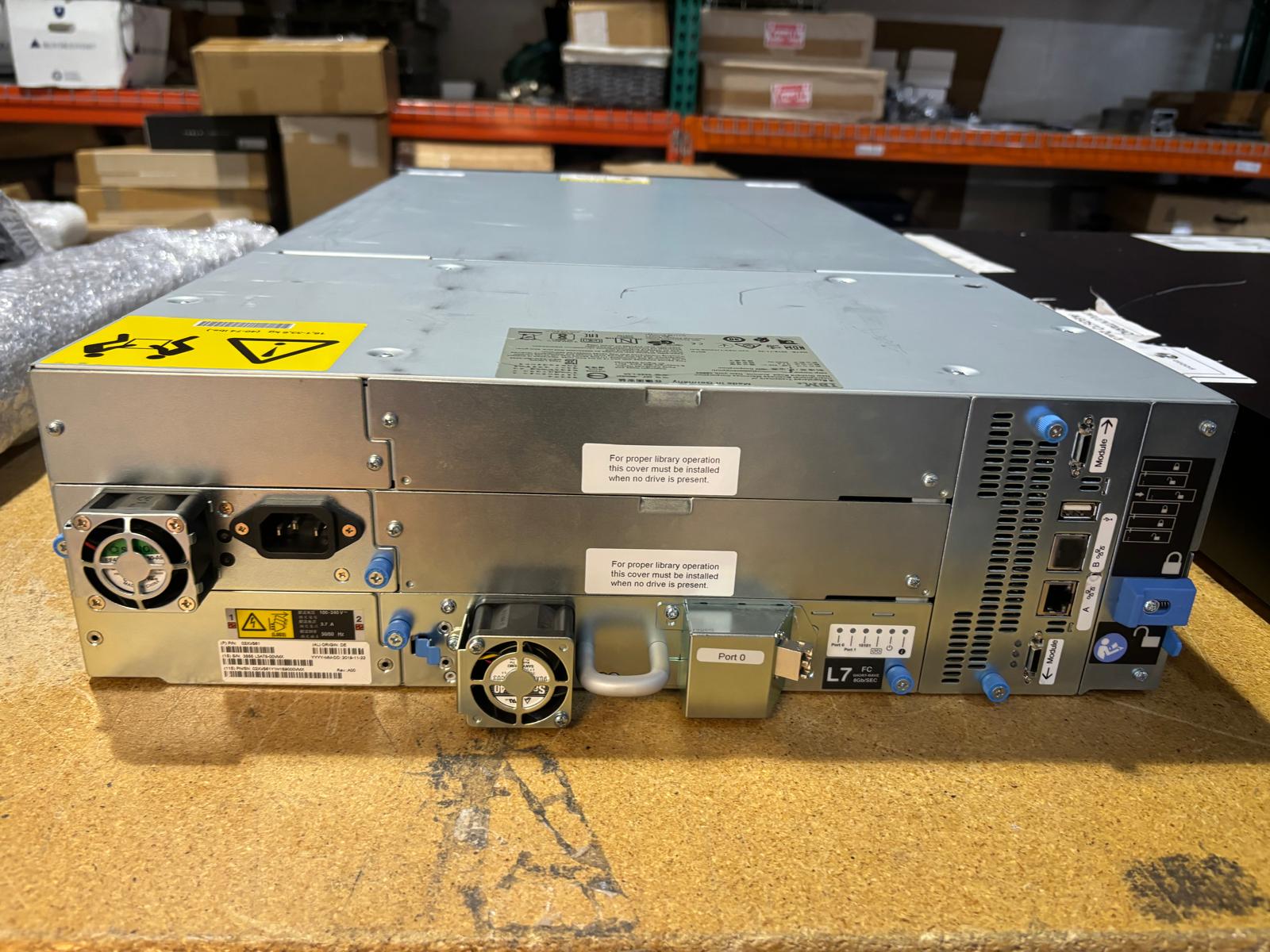 IBM 02XV561 TS4300 Tape Library - Rear View | Alo Tech Solutions