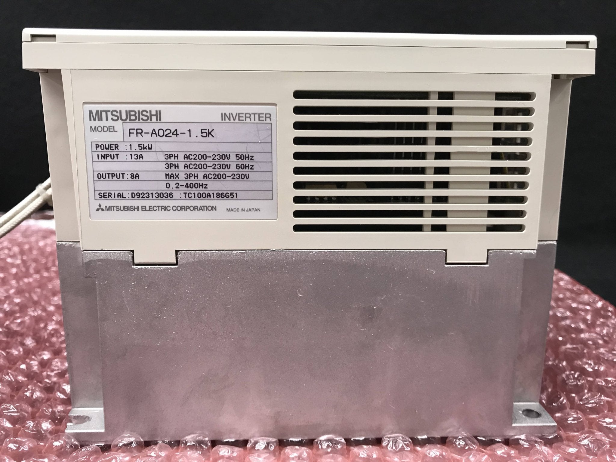 AC Inverter W/ Brake (FR-A024-1.5K/FR-ABR-2.2 Shimadzu