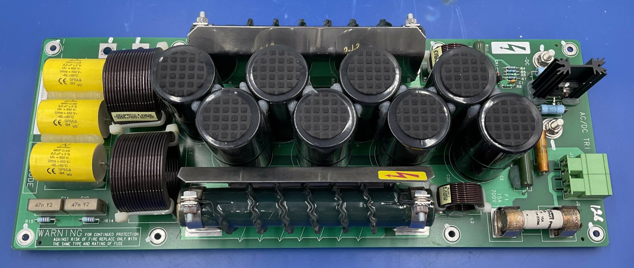 GE 2300401-2 - AC/DC TRI Board X-Ray Power PCB Rear View | Alo Tech Solutions
