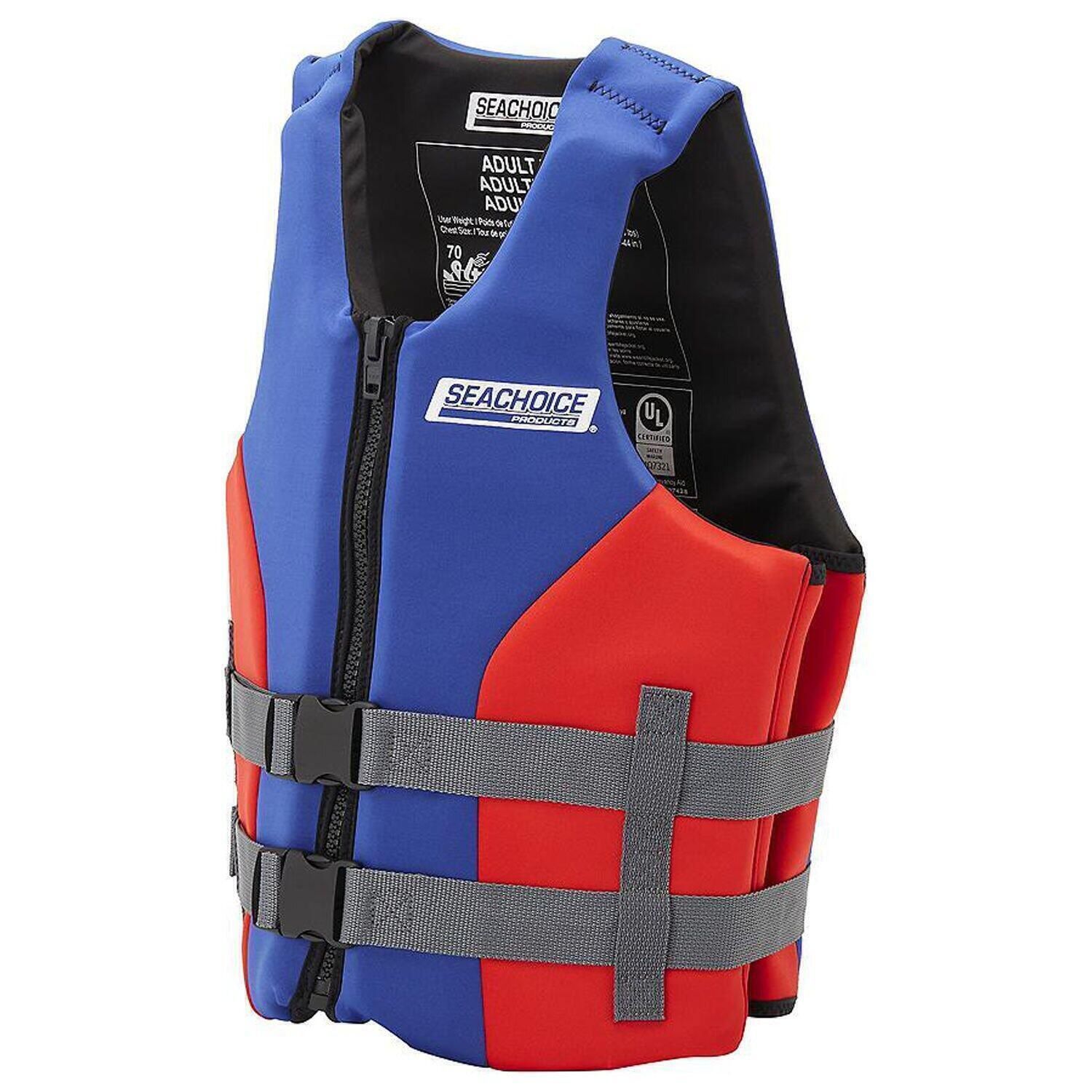 Seachoice 99501 Adult Dual Sized Evoprene Vest Blue, L/XL