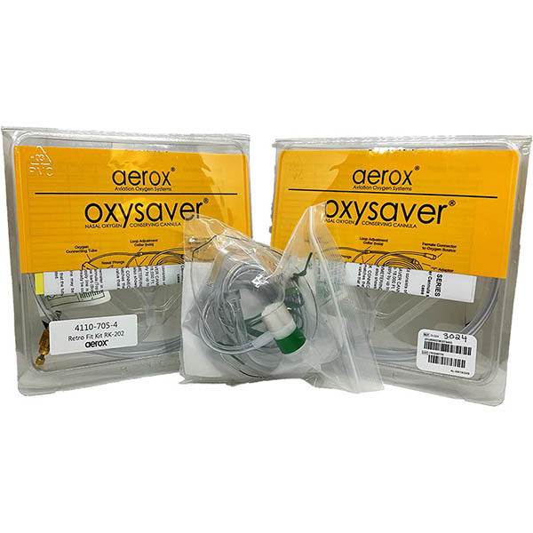 Aerox Oxygen System 2A - 6 Cubic Feet Cylinder