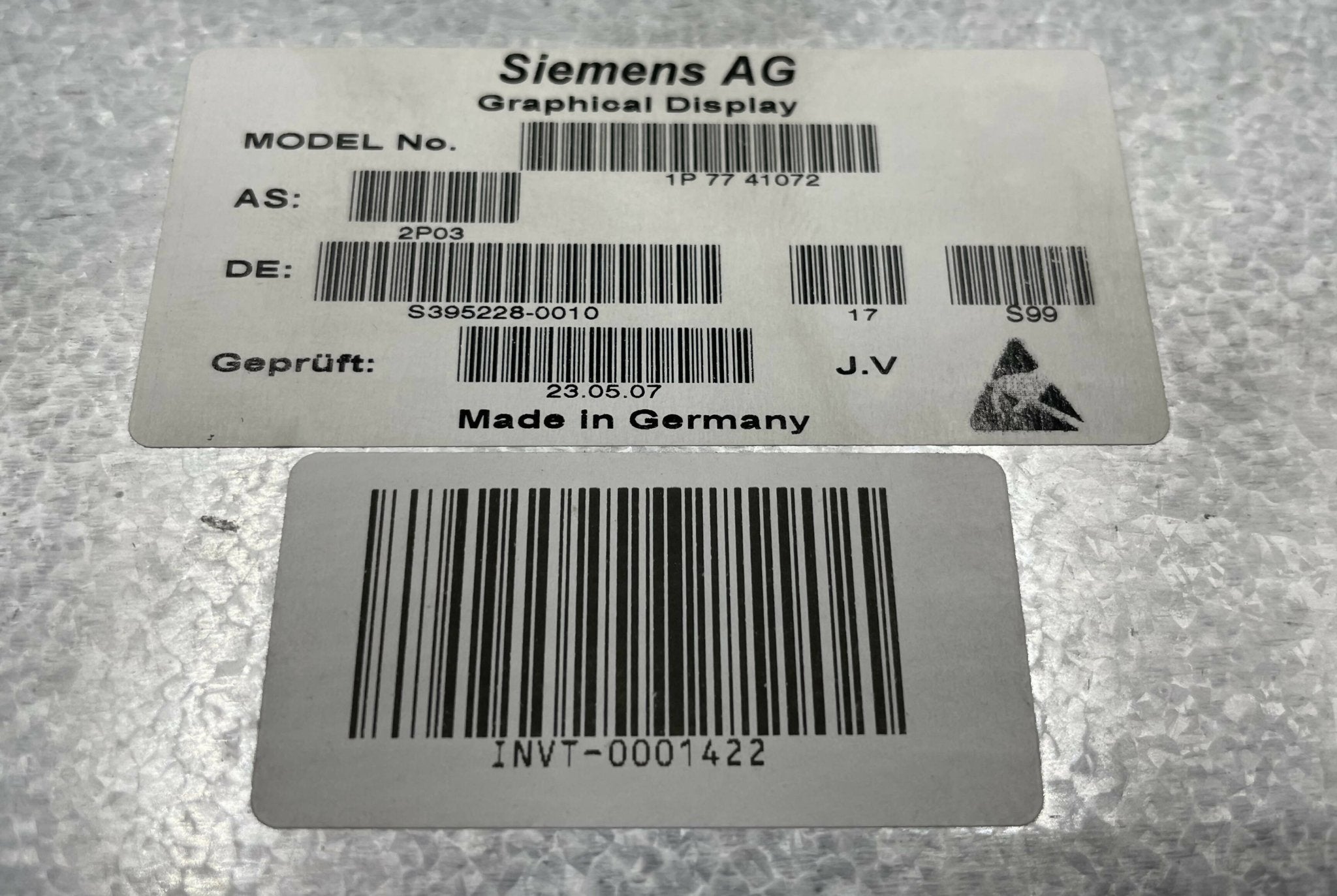 Siemens 7741072 - AG Graphical Display for Somatom/Biograph CT Rear | Alo Tech Solutions