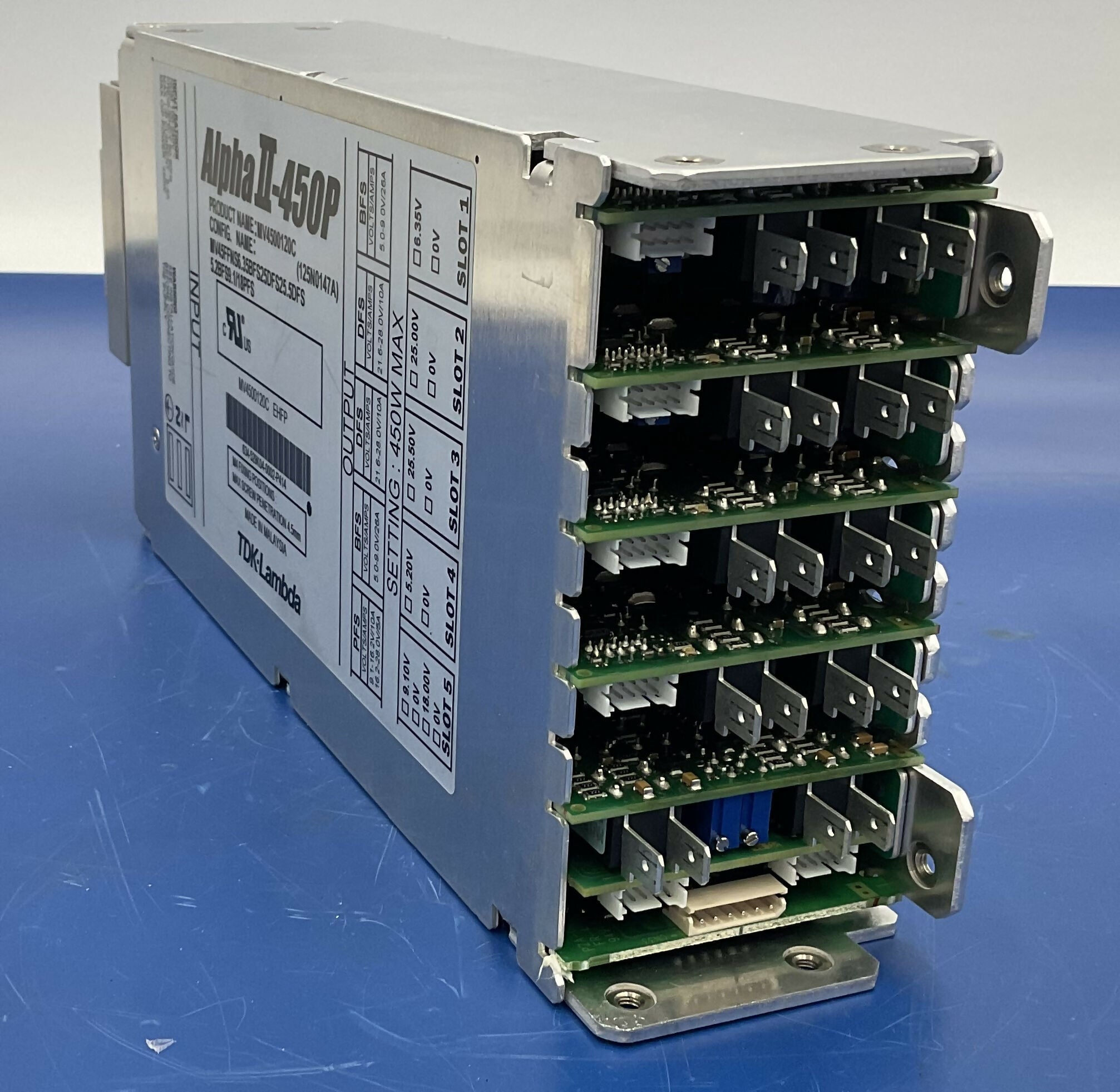 ALPHA II-450P POWER SUPPLY (MV4500120C/125N0147A ) TDK-LAMBDA