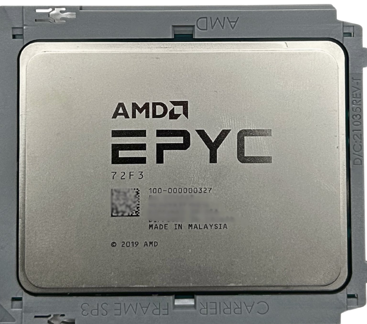 AMD 100-000000327 3.7GHZ/256MB/180W/8C EPYC 72F3