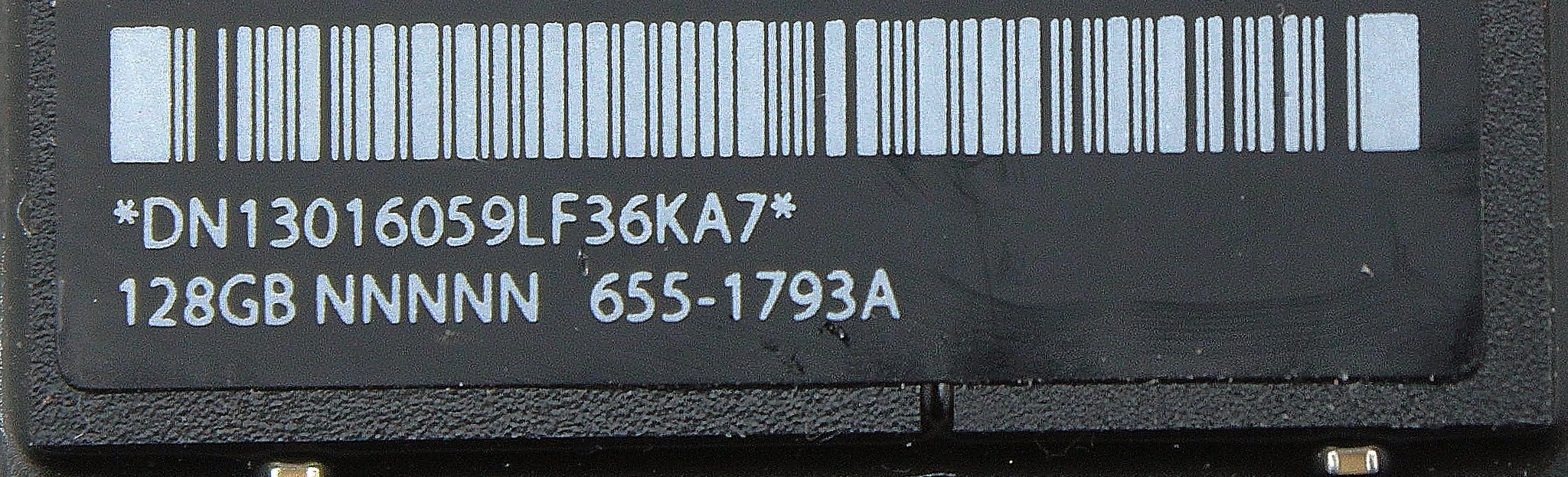 Apple 655-1793A Apple Samsung 128GB 7+17 mSATA Solid State Drive 655-1