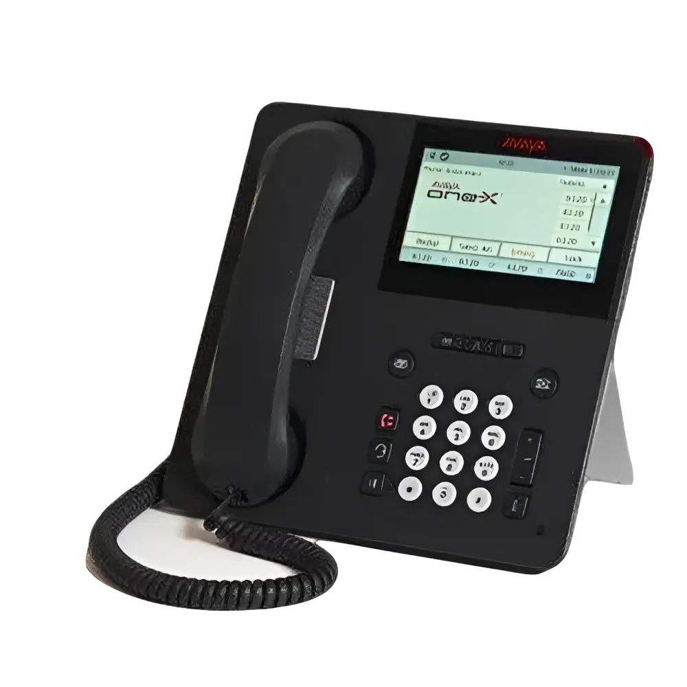 Avaya 9641GS IP Phone 700505992 Color Touchscreen Gigabit PoE SIP Deskphone - Refurbished