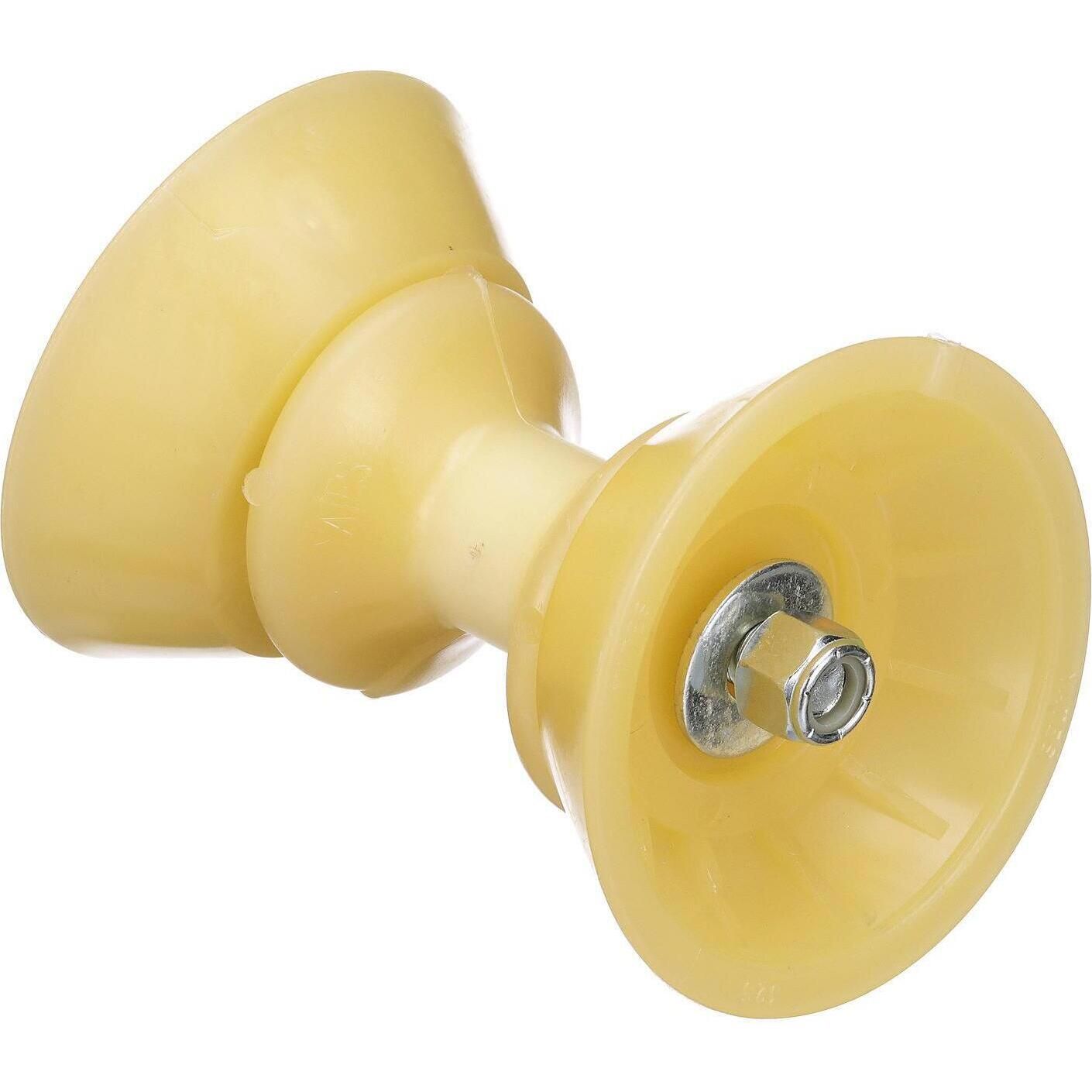 Seachoice 56590 Non-Marking TP Yellow Rubber Bow Roller With Bells 1/2" ID