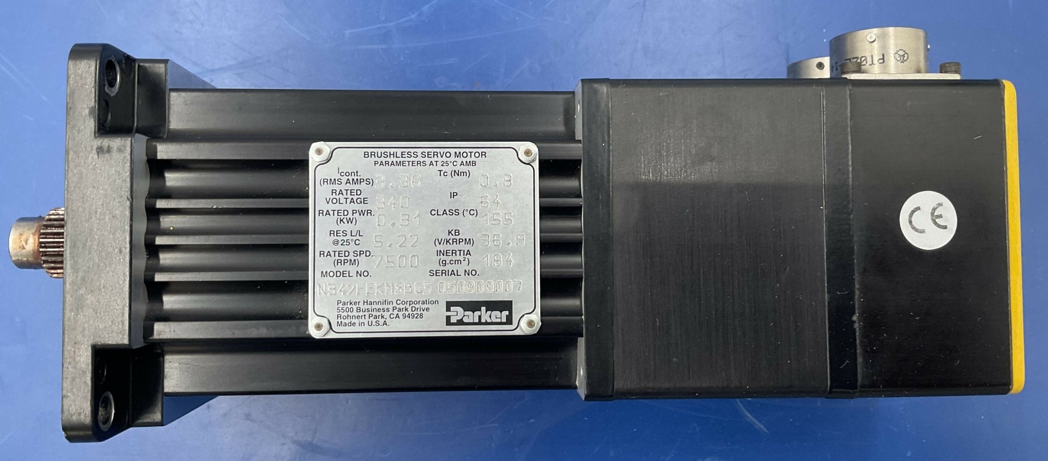 BRUSHLESS SERVO MOTOR (N342EEKMSBG5 SIEMENS/PARKER