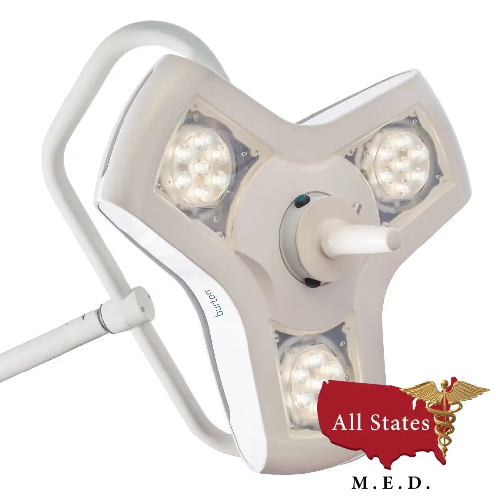Burton Medical AIM® HI LED Exam Light ALED100 Single Ceiling Mount BRAND NEW
