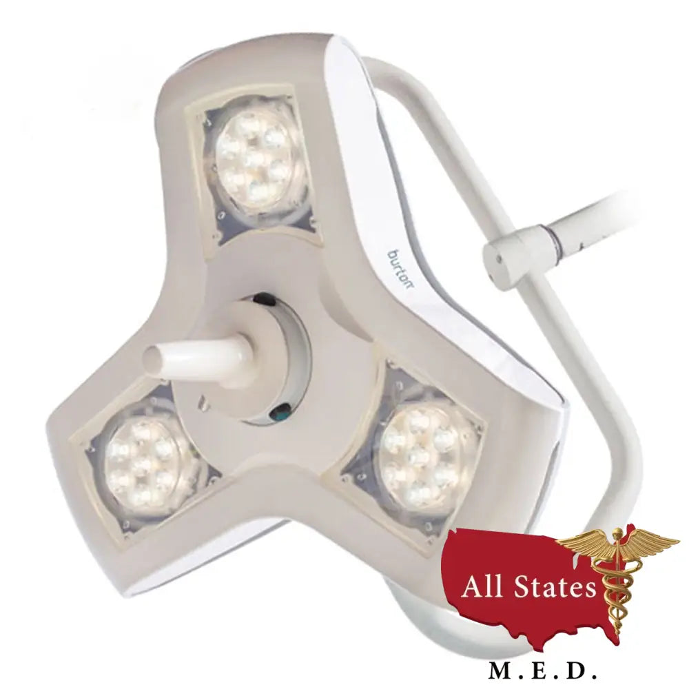 Burton Medical AIM® HI LED Exam Light ALED100 Single Ceiling Mount BRAND NEW