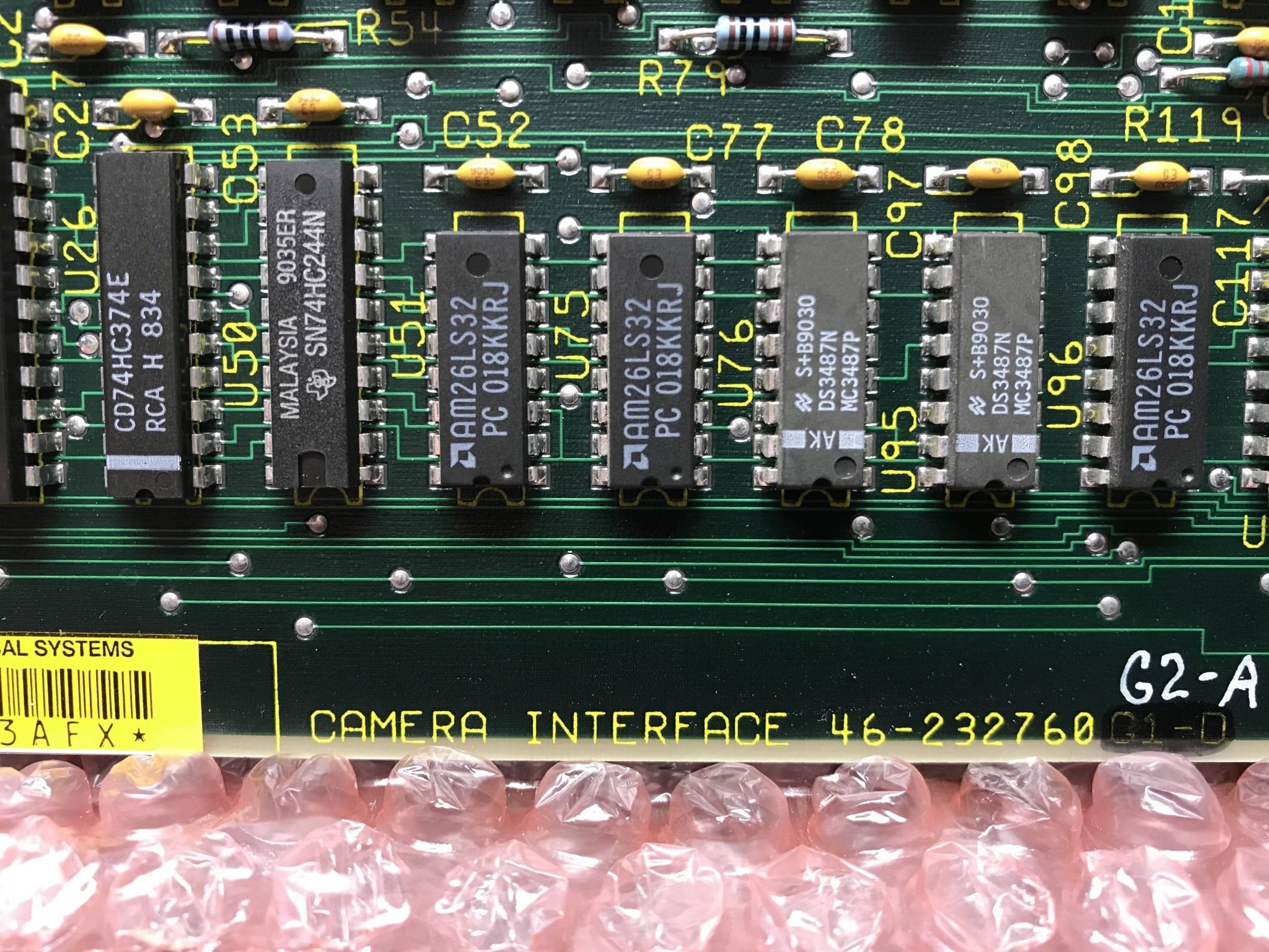 Camera Interface (46-232760 G2-A GE