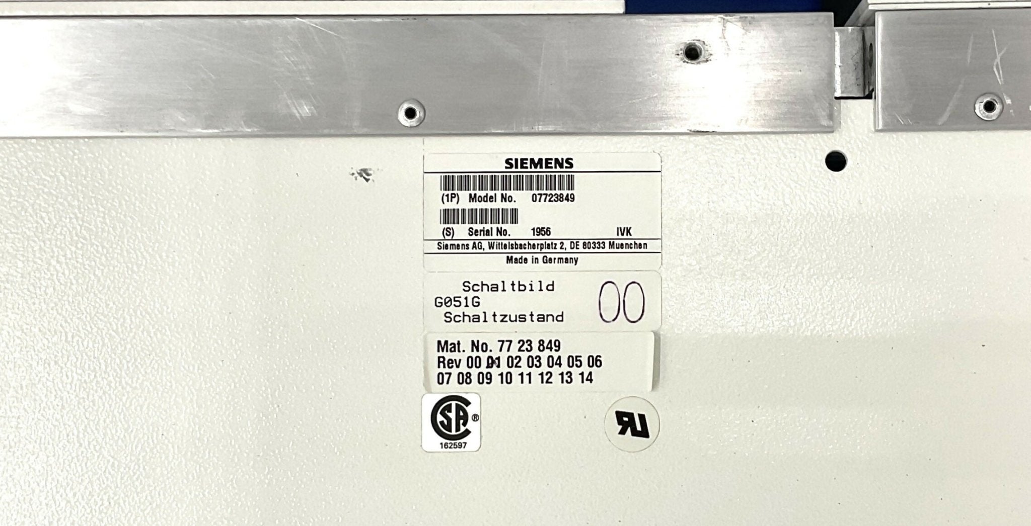 Catapult Bucky DIG 16# (07723849/7723849) SIEMENS