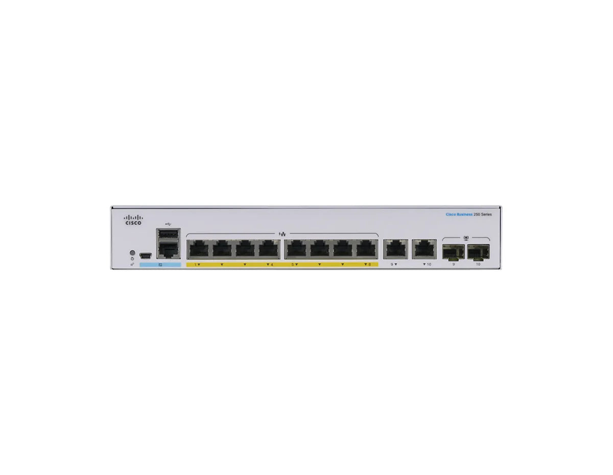 Cisco CBS250-8P-E-2G Switch