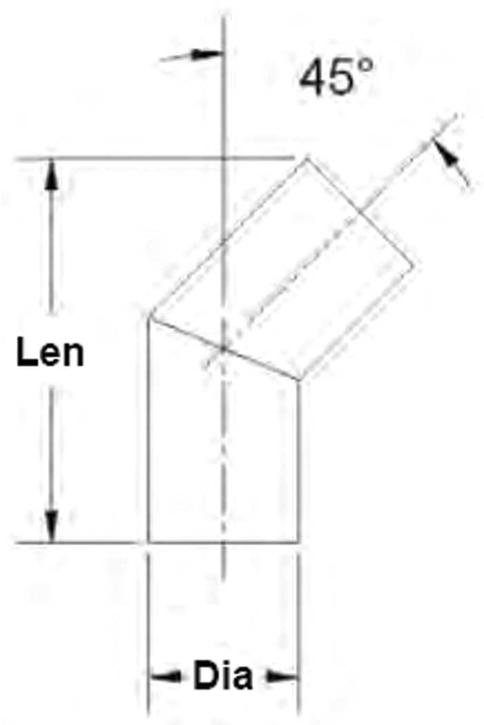 Centek Veratron 1200217 Elbow-45° x 1.5"