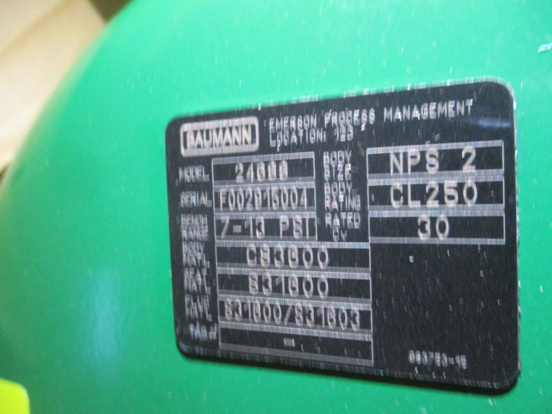 FISHER TYPE 24000 WITH 3660 POSITIONER 7-13PSI NSMP