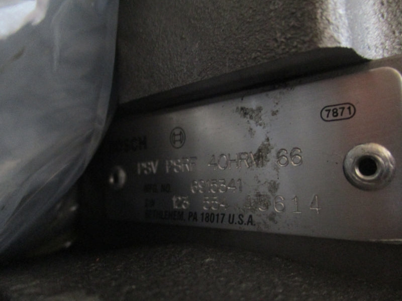 BOSCH VANE PUMP PSVPSRF40HRM66 R978709439 NSMP