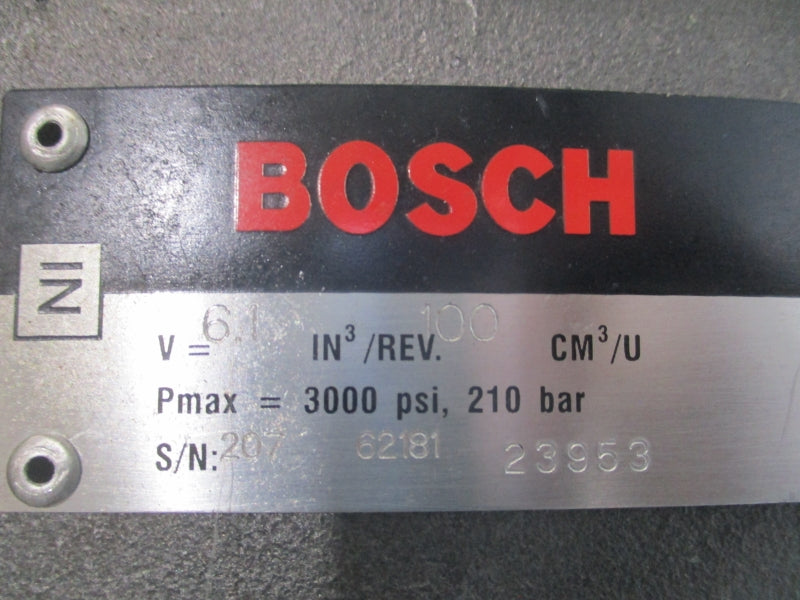 BOSCH 0513850216 VANE PUMP 0513R18C3VPV100SM21HYB04 3000PSI NSNP