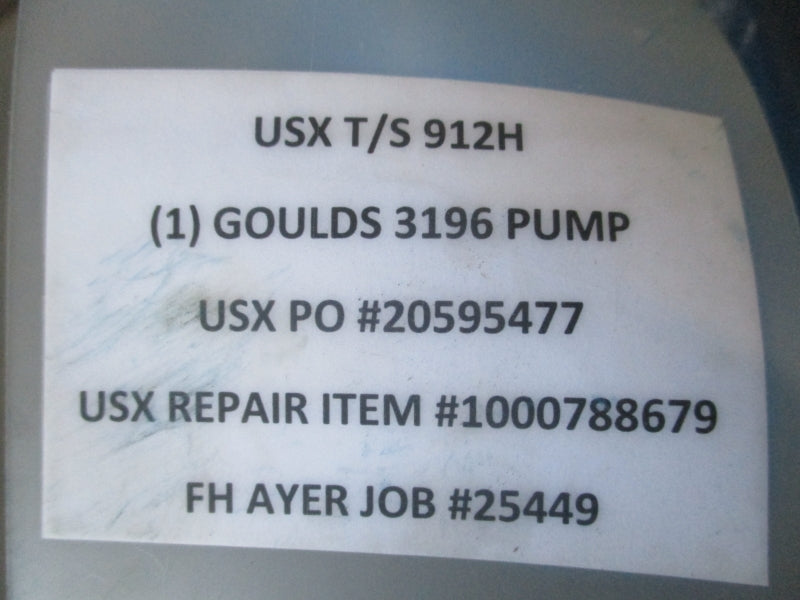GOULDS 3196 Mti PUMP NSNP