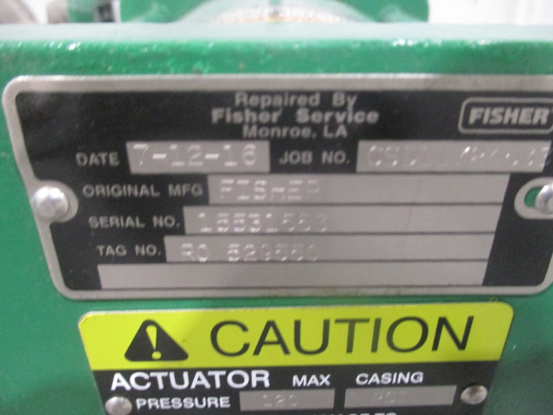 FISHER 8560 4" 1066SR SIZE 27 0-120PSI NSNP