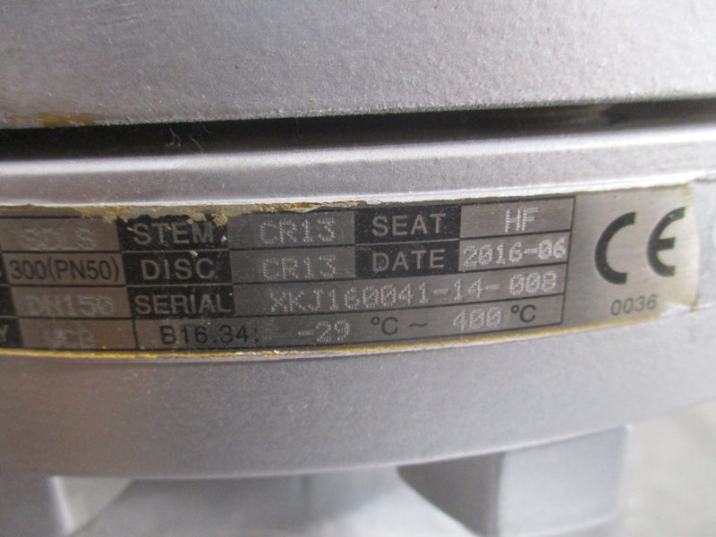 KITZ 300SCLS 740PSI 6" B16.34:-29 NSNP