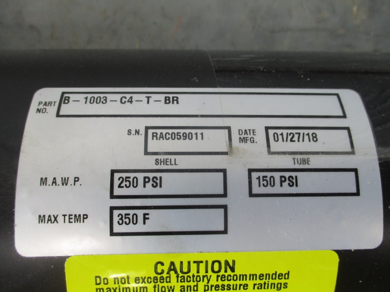 THERMAL TRANSFER PRODUCTS B-1003-C4-T-BR 250PSI NSNP