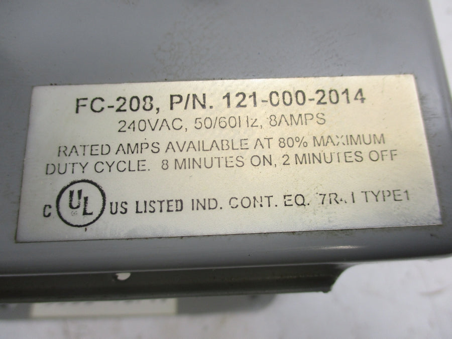RODIX FC-208 121-000-2014 240VAC 8A NSNP