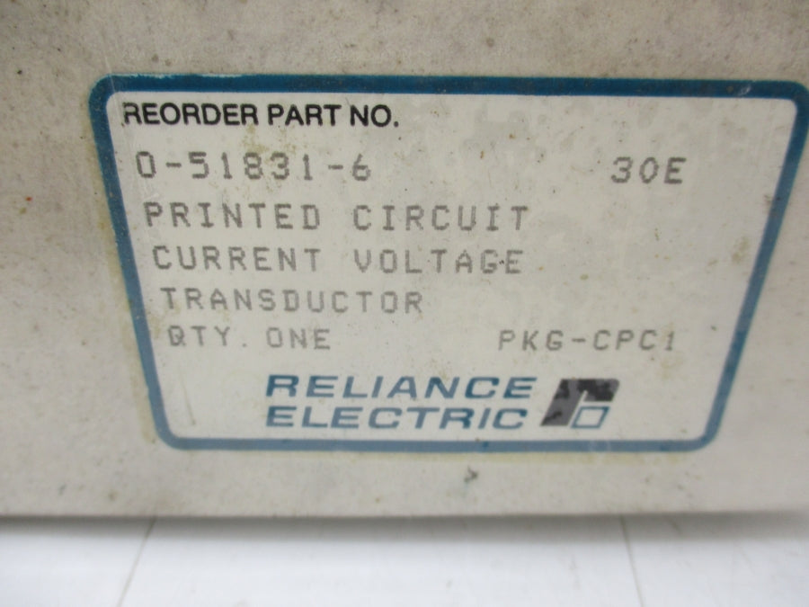 RELIANCE ELECTRIC 0-51831-6 NSMP
