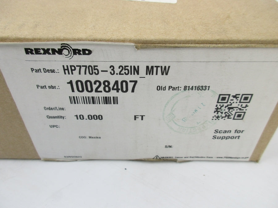 REXNORD 10028407 HP77053.25IN_MTW 10' NSMP