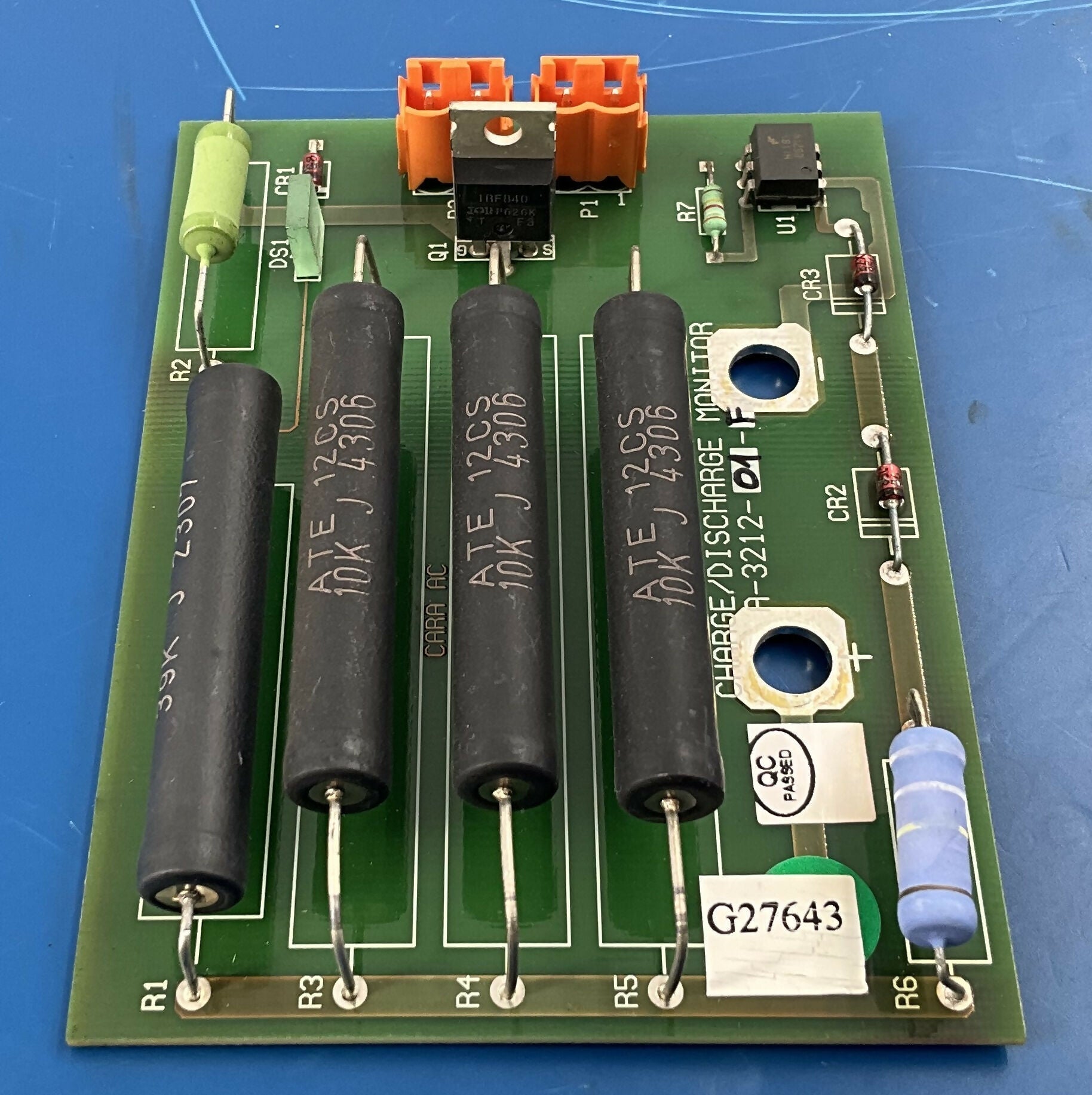 CHARGE/DISCHARGE MONITOR BOARD (A-3212-01-F GE