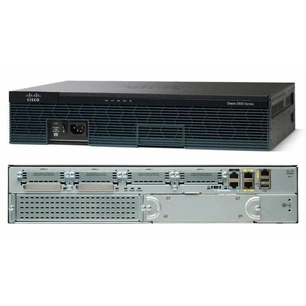 Cisco 2911 Voice Bundle PVDM3-16 Router CISCO2911-V/K9 - Refurbished