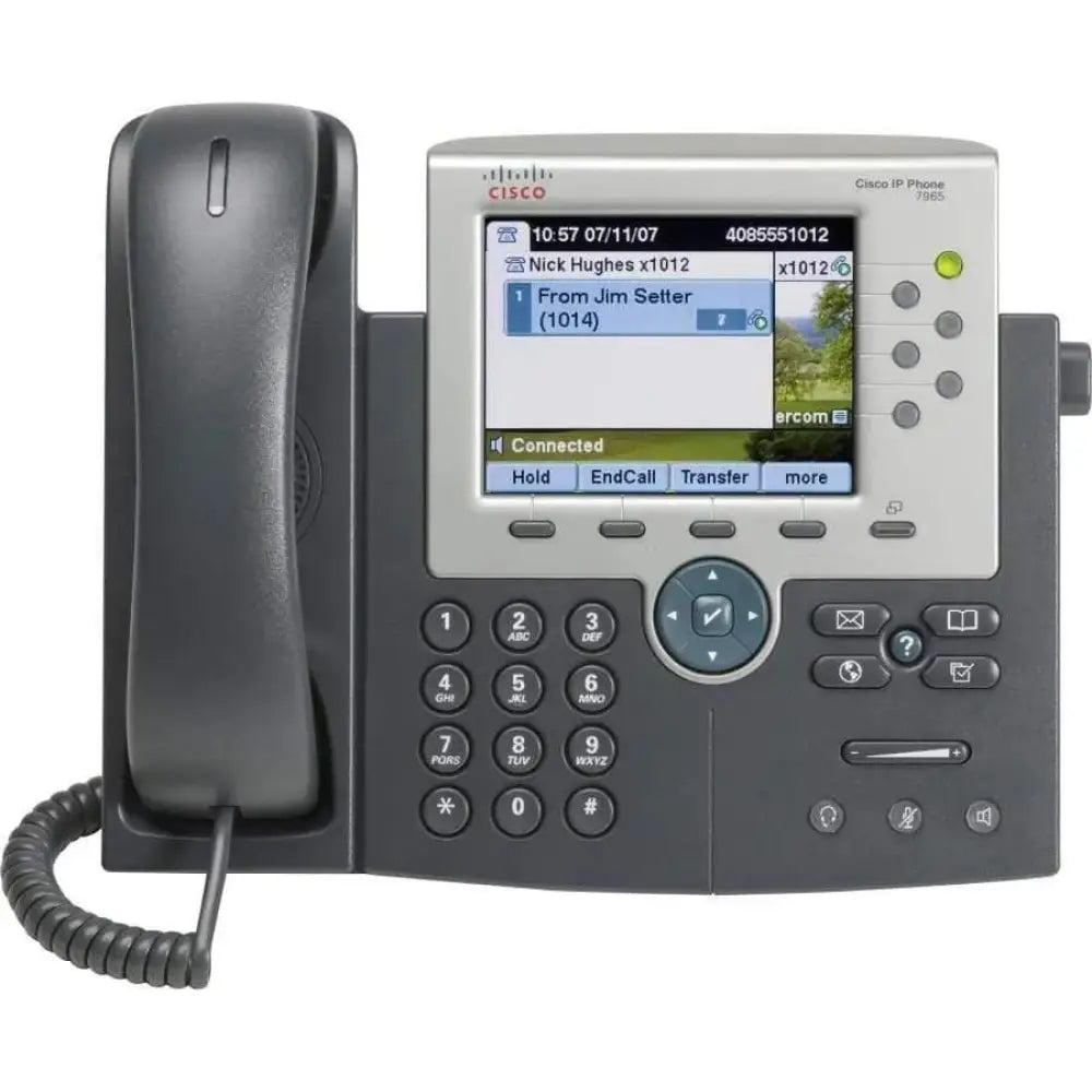 Cisco CP-7965G Unified IP Phone 6-Line Color Display Gigabit VoIP - New