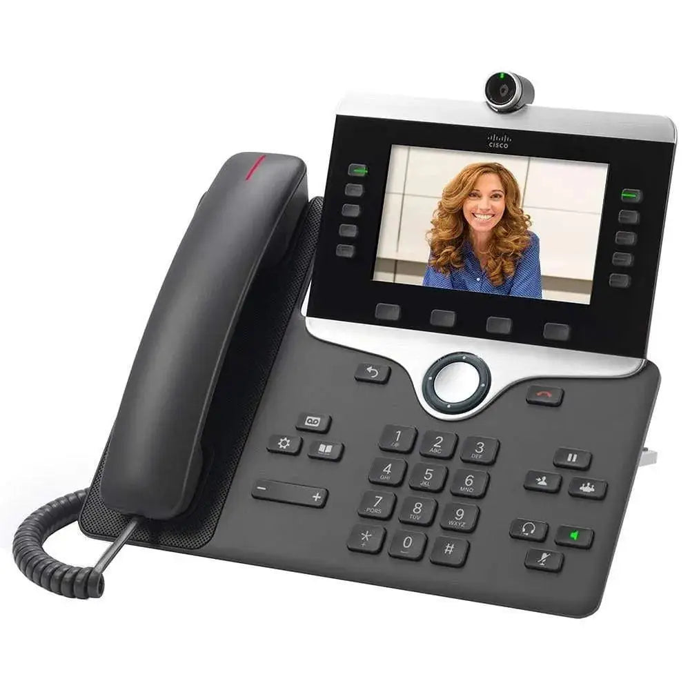 Cisco 8845 IP Video Phone 5-Line 720p HD Camera Gigabit PoE CP-8845-K9 - New