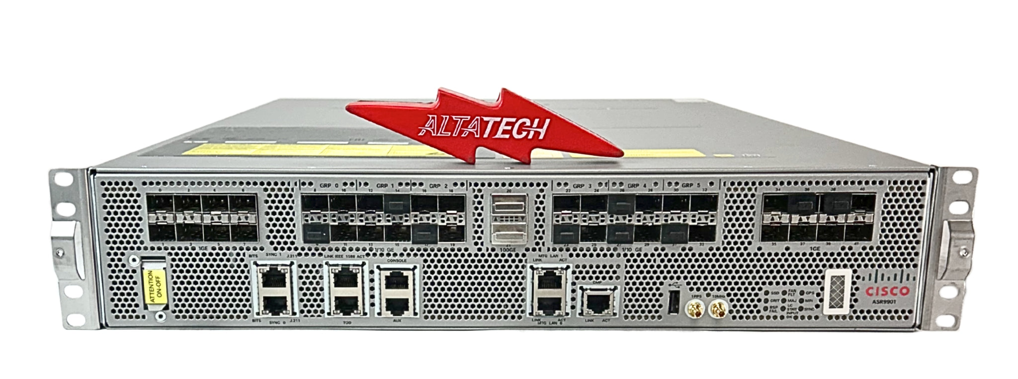 Cisco ASR-9901 Cisco ASR-9901 Router 16x1 GE, 24x 1/10 GE, 2x100 GE Du