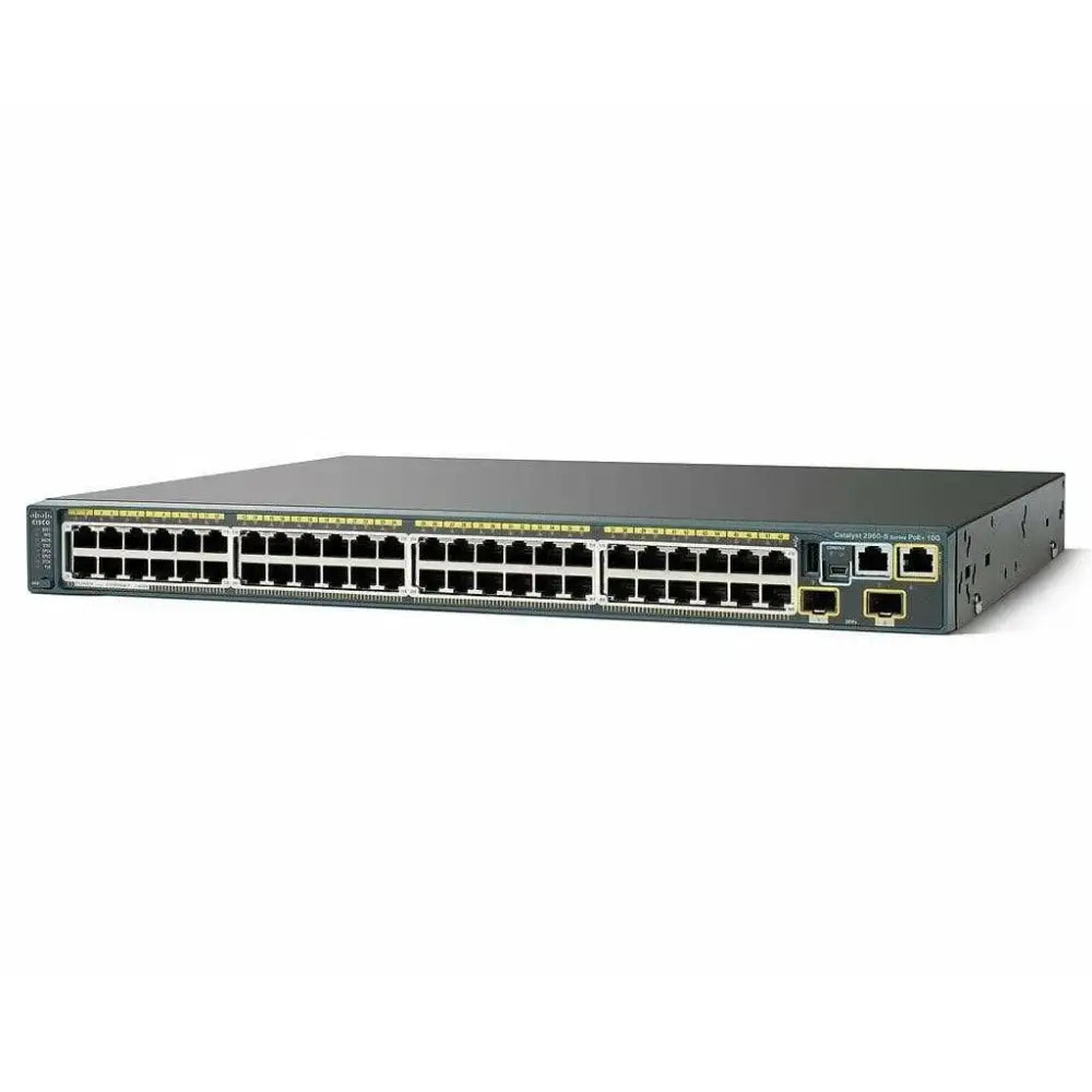 Cisco WS-C2960S-48FPD-L Catalyst 2960S 48-Port PoE+ Gigabit Switch 740W 2x 10G SFP+ - Refurbished