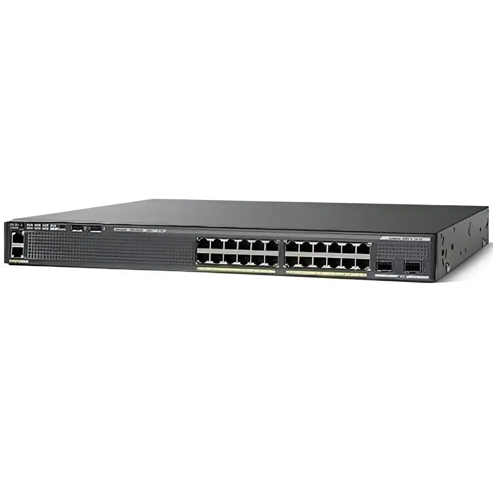 Cisco Catalyst 2960X-24PD-L 24-Port PoE+ Gigabit Switch | 370W, 2x 10G SFP+ | WS-C2960X-24PD-L - Refurbished