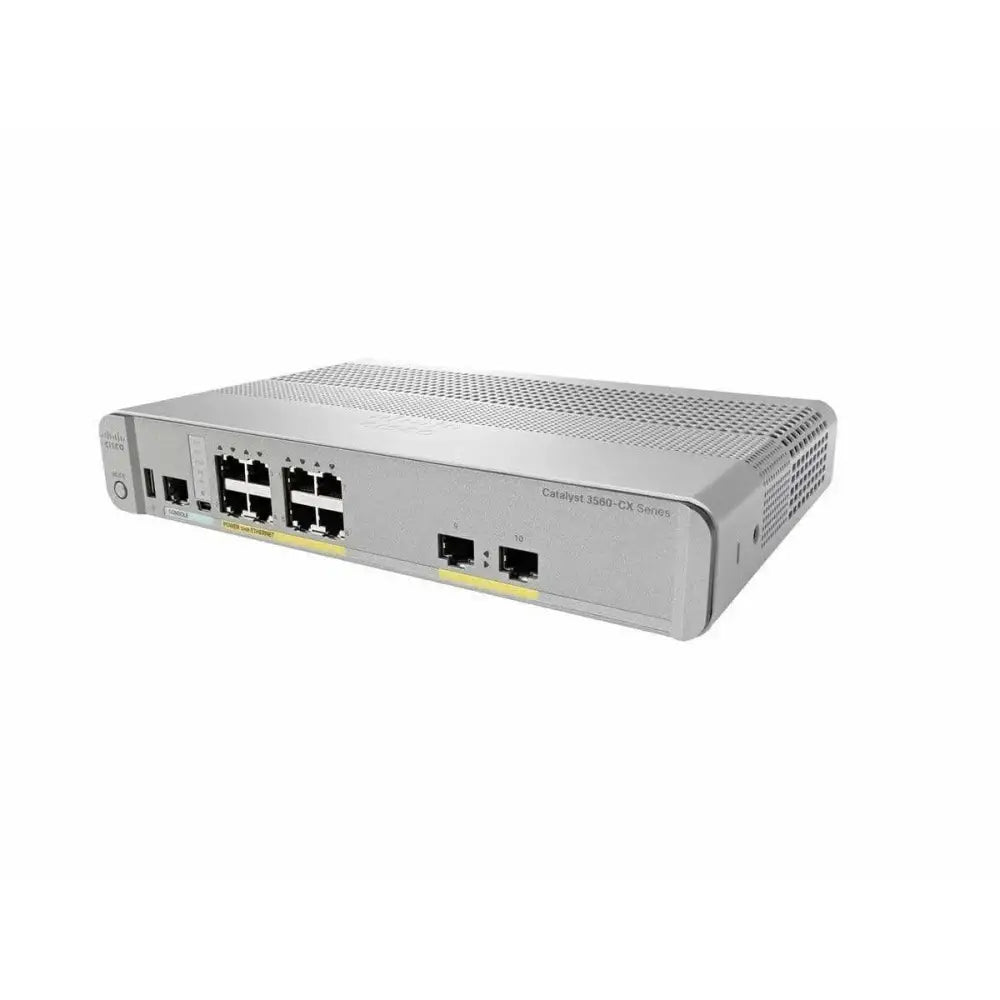 Cisco Catalyst 3560CX-8PT-S 8-Port PoE+ Managed Switch WS-C3560CX-8PT-S - Refurbished