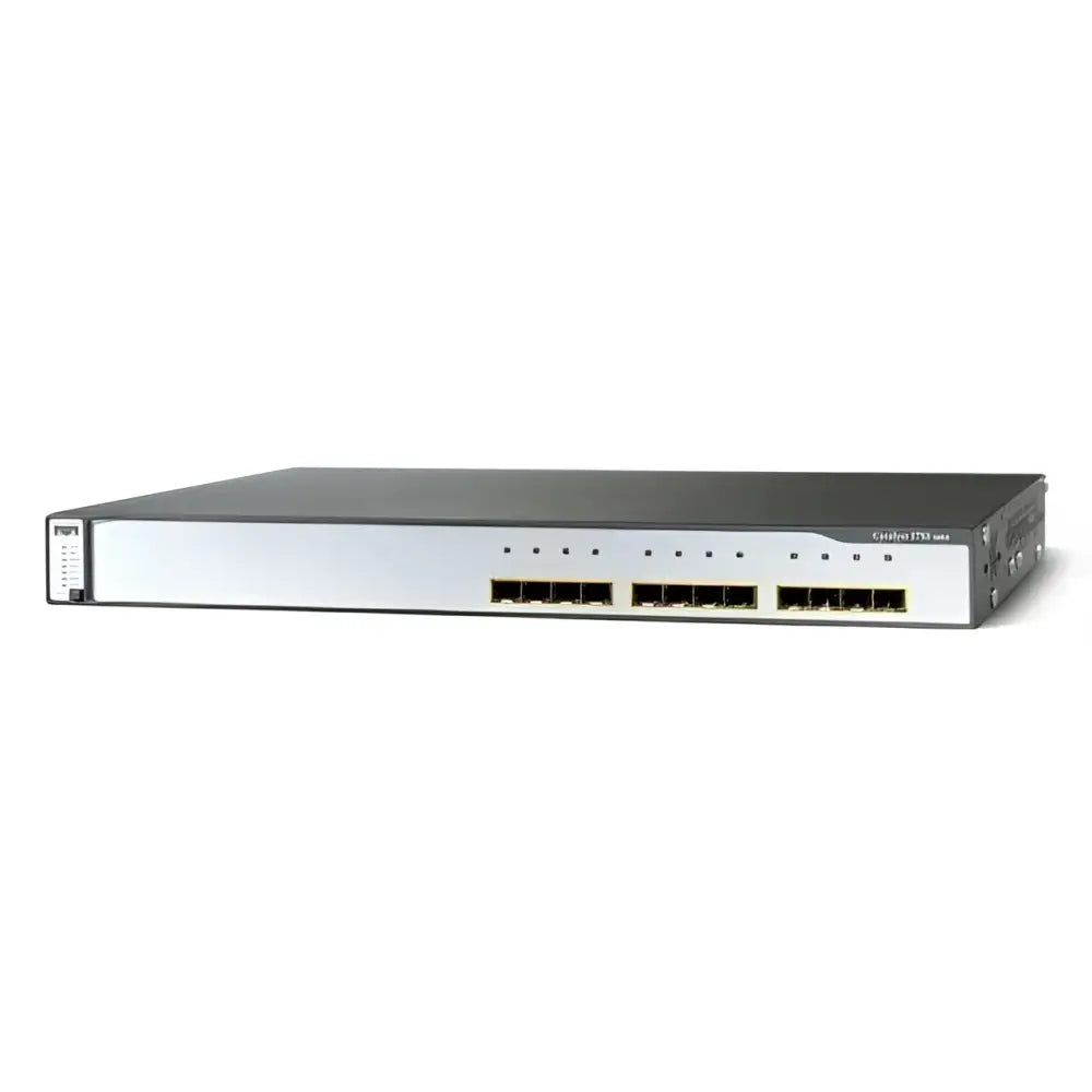 Cisco Catalyst 3750G-12S 12-Port Gigabit SFP Managed Stackable Switch WS-C3750G-12S-S - Refurbished