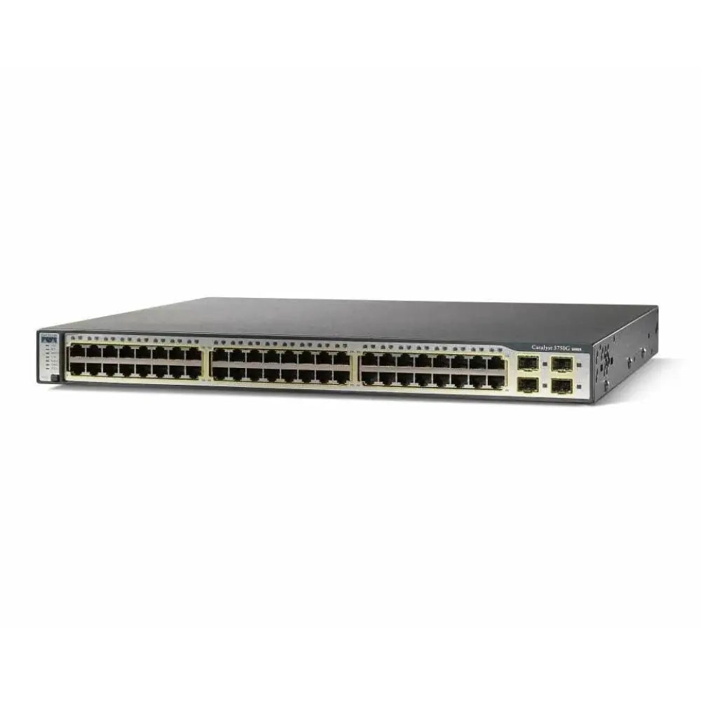 Cisco Catalyst 3750G 48-Port Gigabit Ethernet Switch WS-C3750G-48TS-E 4x SFP Layer 3 - Refurbished