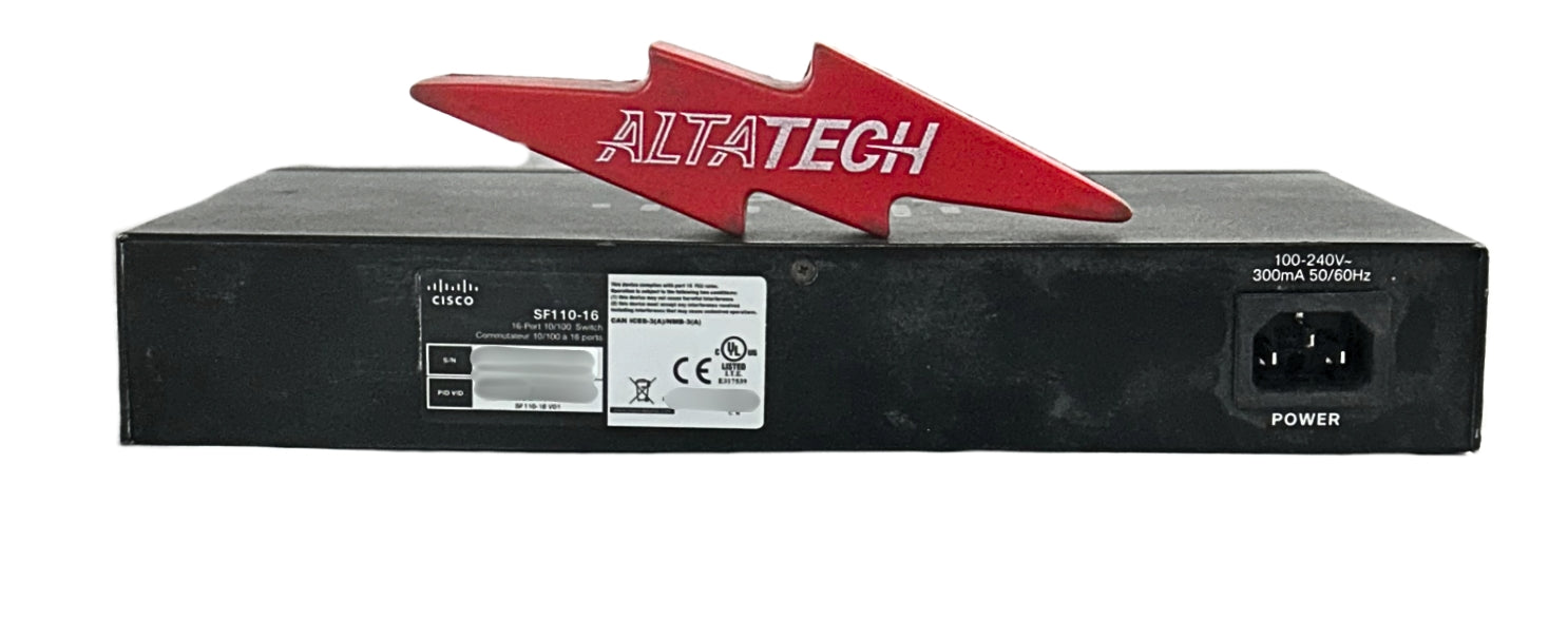 Cisco SF110-16 16-Port 10/100MB/S Unmanaged Switch