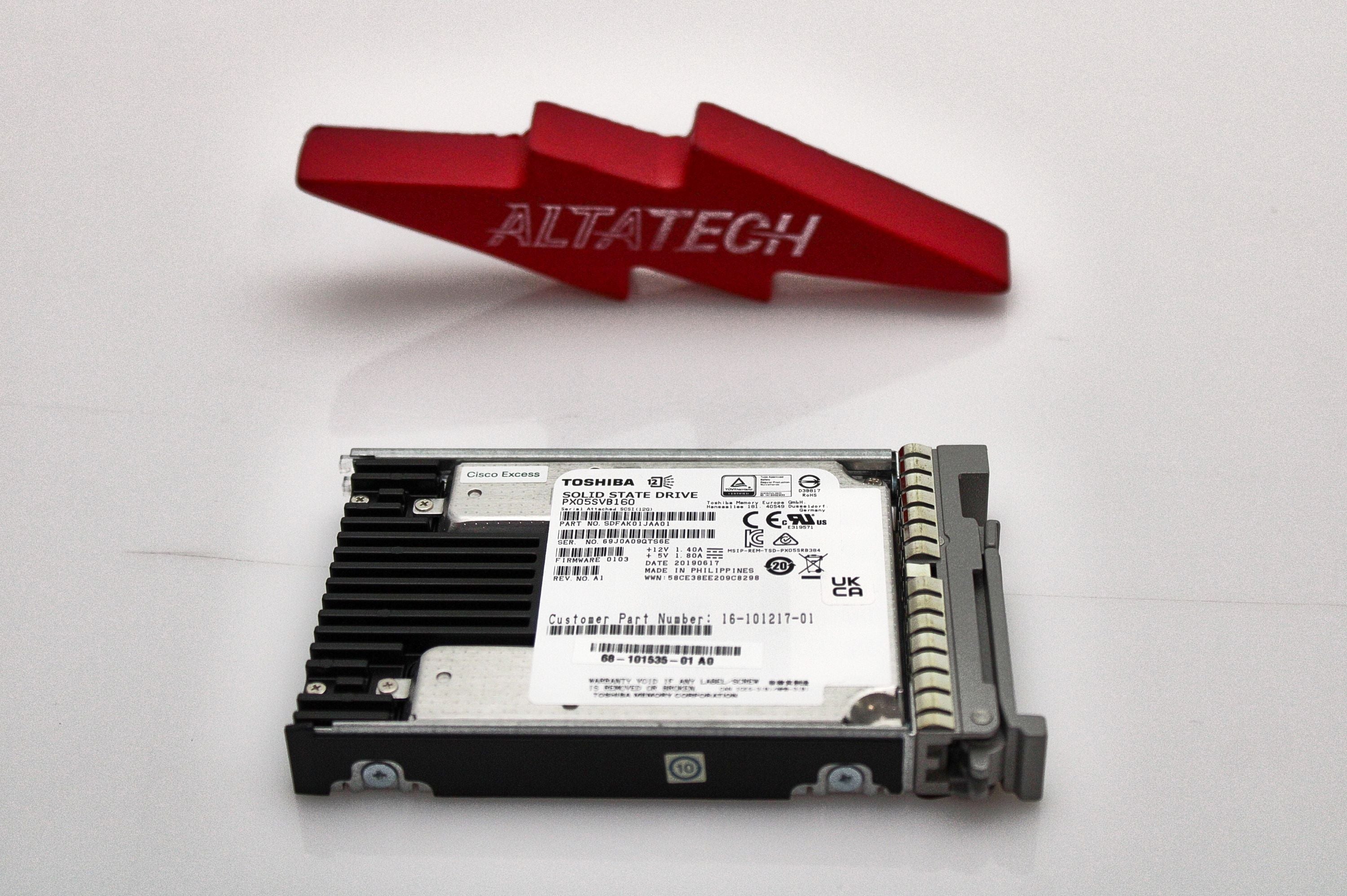 Cisco UCS-SD16TSASS3-EP UCS 1.6TB 12G SAS 2.5" 3X SSD