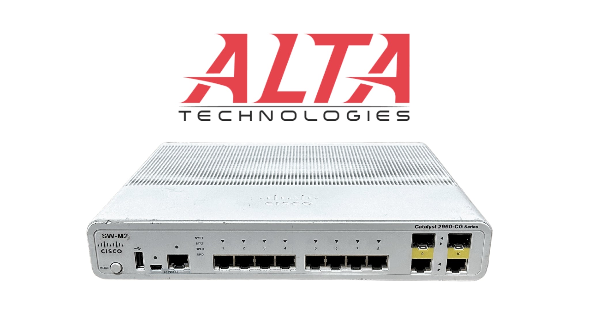 Cisco WS-C2960CG-8TC-L Catalyst 2960C Switch 8 GE, 2 X DU