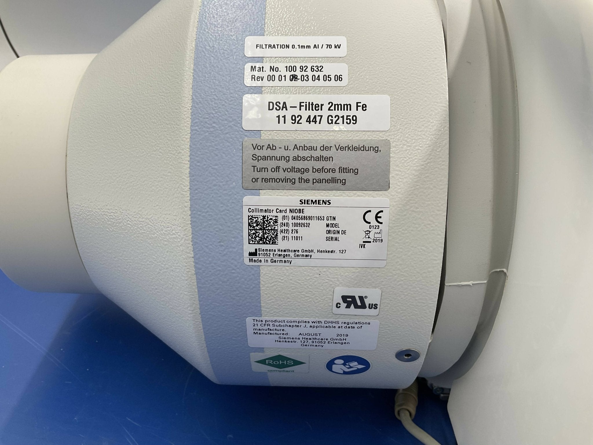 COLLIMATOR CARD NIOBE (10092632 SIEMENS