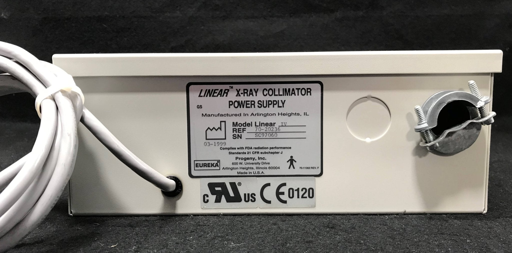 Collimator Power Supply Linear IV (70-20236 Progeny Inc.