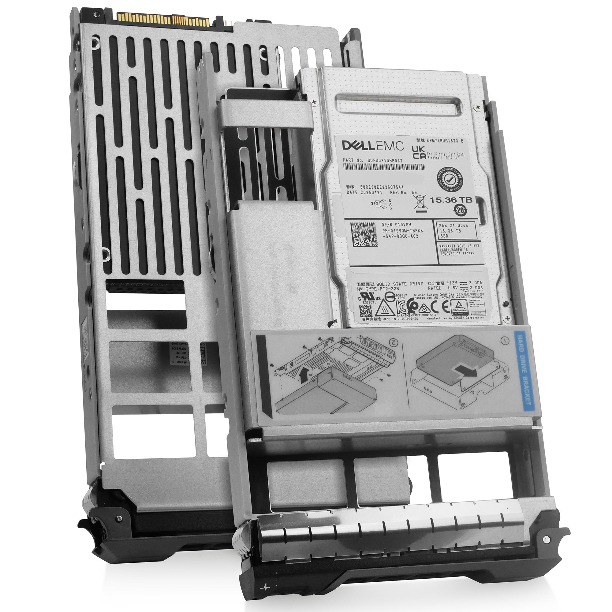 Dell G13 019VGM 15.36TB 1 DWPD SAS-4 24Gb/s 3D TLC 3.5 Recertified SSD