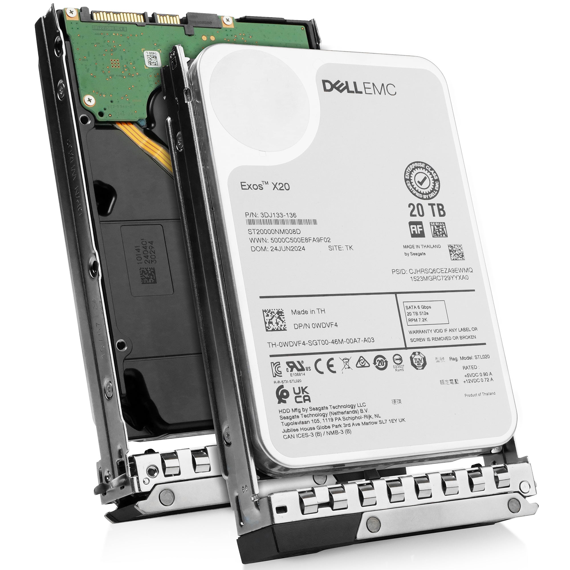 Dell G14 161-BBWF 20TB 7.2K RPM SATA 6Gb/s 512e 3.5in Hard Drive