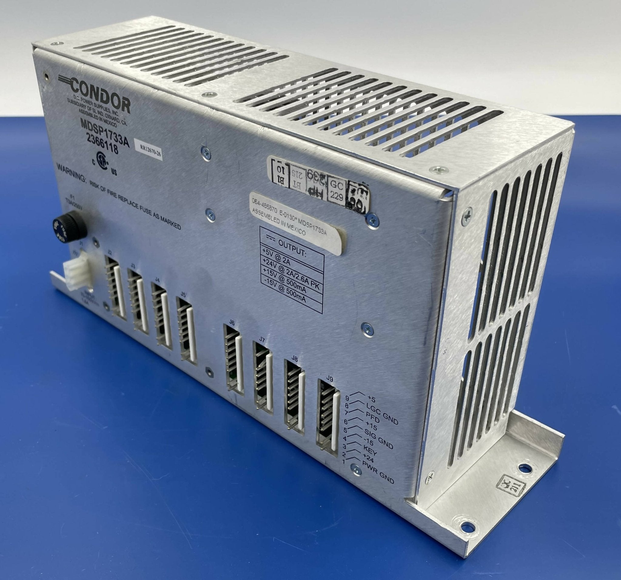 CONDOR DC POWER SUPPLY (MDSP1733A/2366118 GE