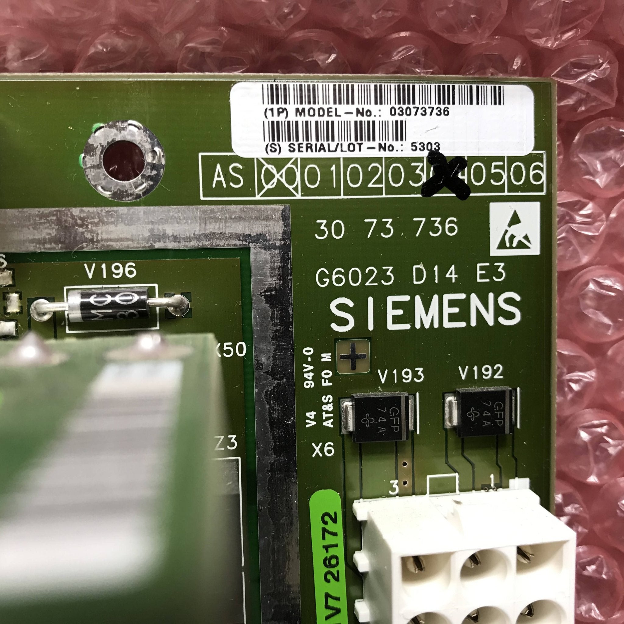 Control Board D14/D1 (3073736/03073736/5949509 D1 Siemens